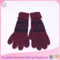 Acrylic fabric kintted scarf hat and gloves set